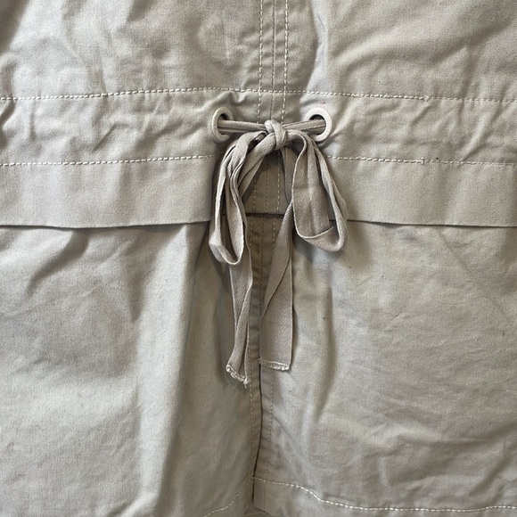 Juicy Couture Womens Drawstring Jacket Coat utility SMALL Lavender Gray Zipper - Picture 7 of 15